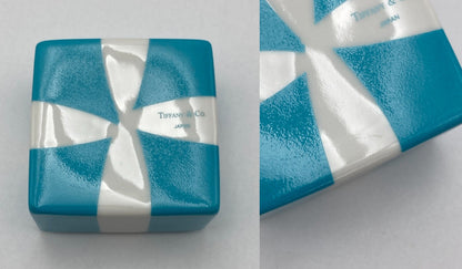 TIFFANY＆Co. ティファニー ミニブルーボウBOX 小物入れ 中古 D4