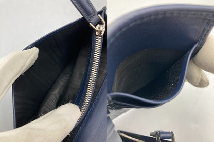 Salvatore Ferragamo サルヴァトーレフェラガモ レザー 2つ折り長財布 メンズ 中古 D4