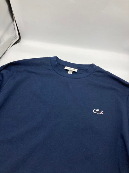 LACOSTE ラコステ ベーシックロングスリーブ TH5583-99 ネイビー サイズ4 メンズ 中古 D4