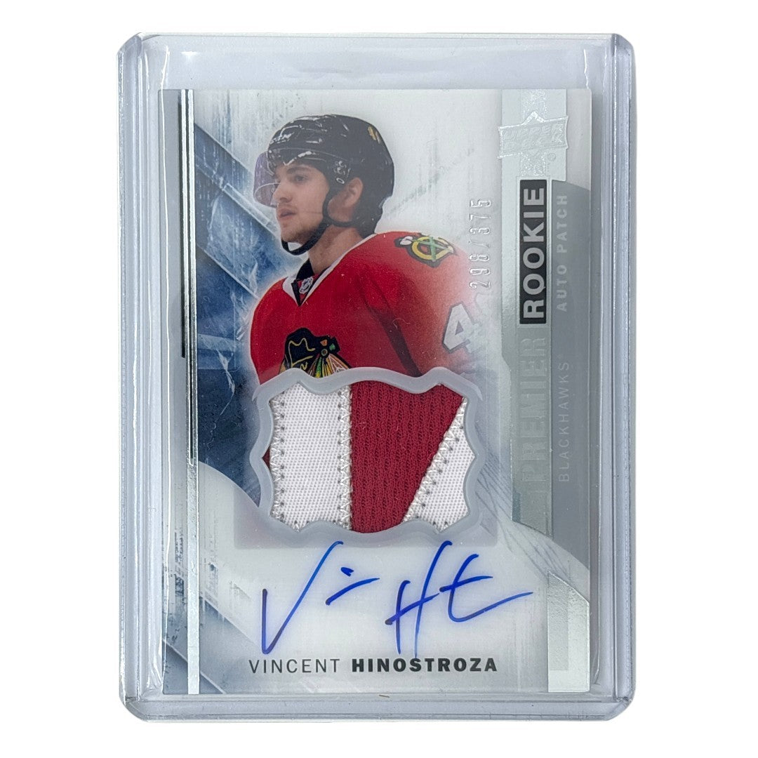UPPER DECK NHLカード PREMIER VINCENT HINOSTROZA BLACKHAWKS /375 #89 中古 IT1