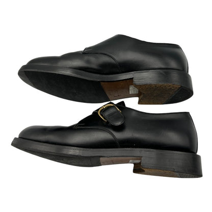 BALLY バリー シングルモンク レザー シューズ 約25.5cm 本革 靴 メンズ ビジネス 中古 W４