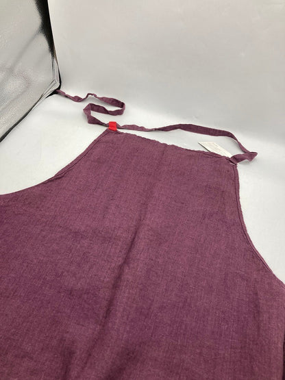 Lino e Lina リーノエリーナ リネン100％  エプロン 中古 D4