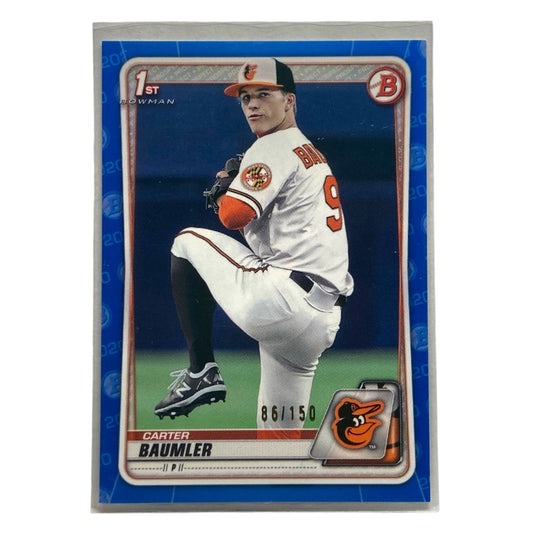 TOPPS MLBカード BOWMAN 1ST CARTER BAUMLER ORIOLES 86/150 #BD-117 中古 IT2