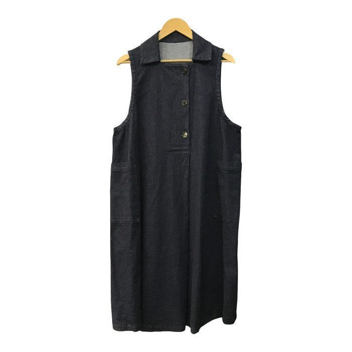 Y's for Iiviing ワイズフォーリビング ジャンパースカート レディース コットン デニム ノースリーブ ワンピース ブラックデニム 中古 T1