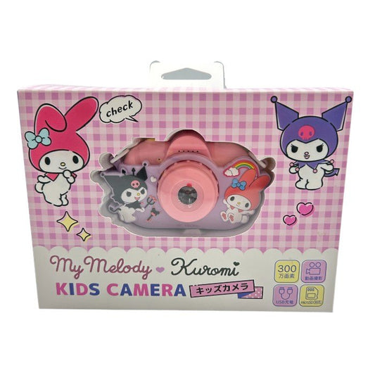 未使用品 サンリオ キッズカメラ (マイメロディ＆クロミ) ドン・キホーテ限定 SUNMMKU-01 sanrio 300万画素 充電式 かわいい カメラ 中古 W４