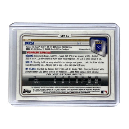 TOPPS MLBカード BOWMAN CHROME SAUL GARZA ROYALS 153/250 #CDA-SG 中古 IT2