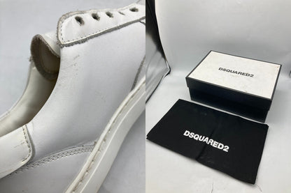 DSQUARED2 ディースクエアード MERT & MARCUS レザー スニーカー サイズ36 レディース 中古 D4