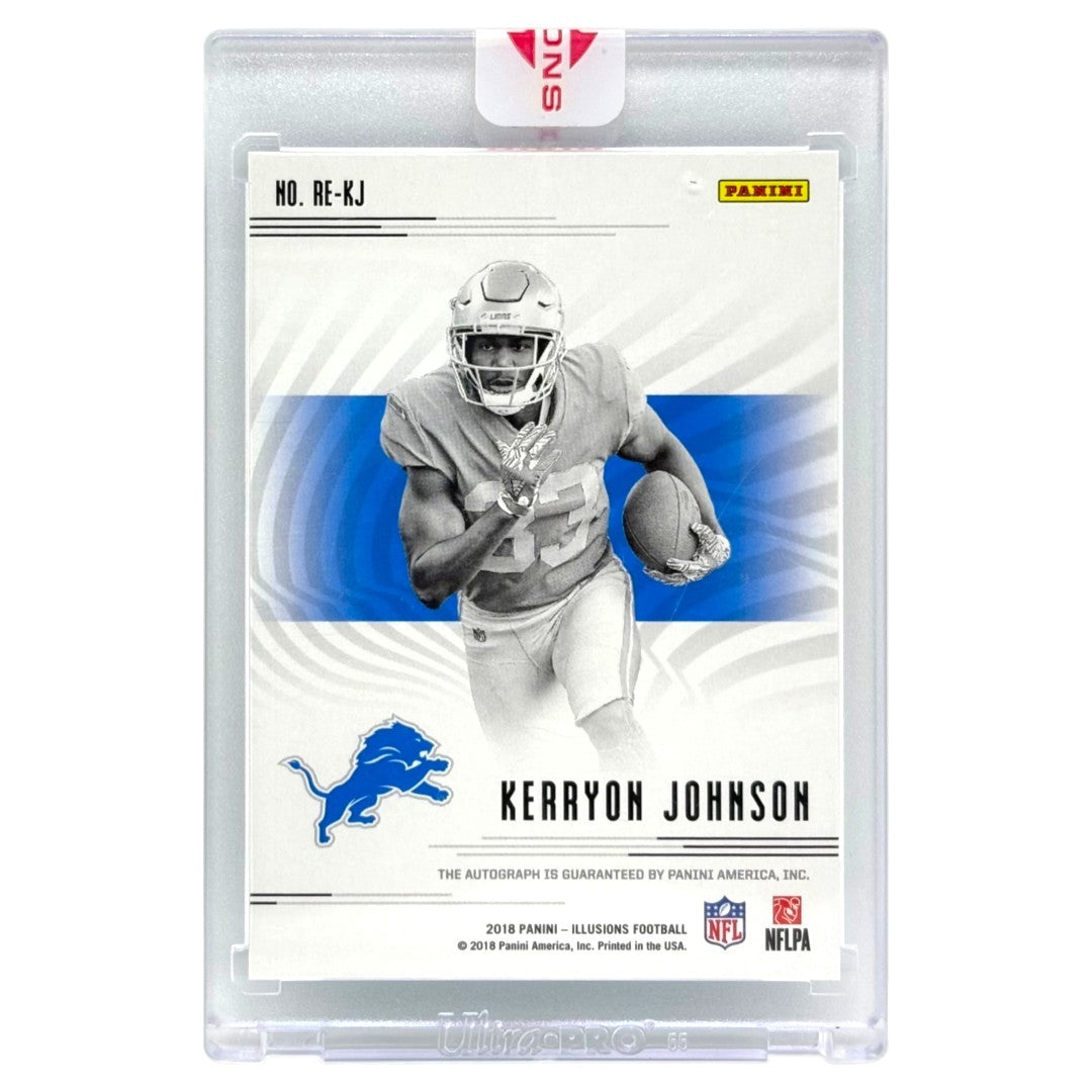 未開封品 PANINI NFLカード ILLUSIONS KERRYON JOHNSON DETROIT LIONS #RE-KJ 中古 IT1