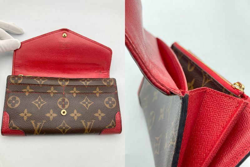 LOUIS VUITTON ルイヴィトン モノグラム ポルトフォイユ・サラ・レティーロ 長財布 M61184 中古 D4