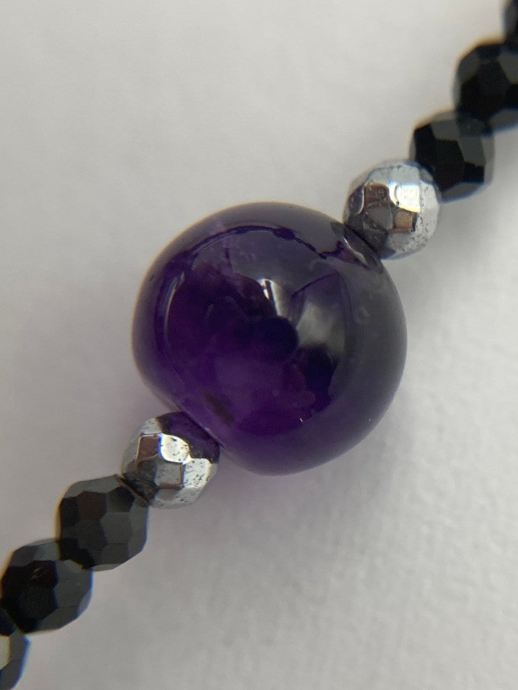 天然石 2連 ネックレス 中古 D4