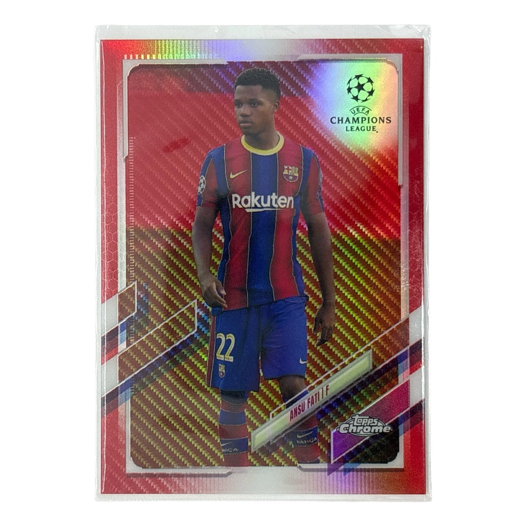 TOPPS サッカーカード CHROME ANSU FATI BARCELONA #15 中古 IT1