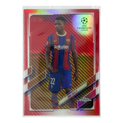 TOPPS サッカーカード CHROME ANSU FATI BARCELONA #15 中古 IT1