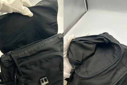 PRADA プラダ テスート ナイロン ショルダーバッグ ブラック 鞄 ブランド ミニ 小さめ 中古 W1