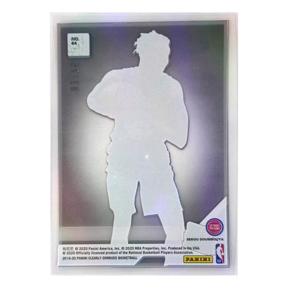 PANINI NBAカード CLEARLY DONRUSS SEKOU DOUMBOUYA PISTONS /25 #64 中古 IT1