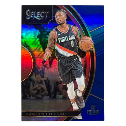 PANINI NBAカード SELECT PRIZM DAMIAN LILLARD TRAIL BLAZERS /299 #9 中古 IT2