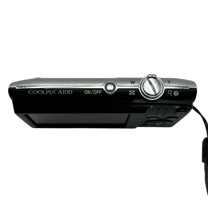 Nikon ニコン COOLPIX デジタルカメラ シルバー 光学5倍ズーム コンパクト 薄型 A100SL デジカメ クールピクス カメラ 撮影 動画 中古 W４