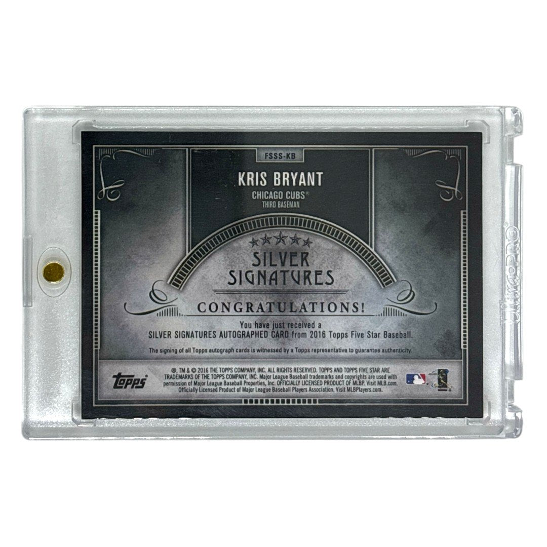 TOPPS MLBカード FIVE STAR KRIS BRYANT CHICAGO CUBS /15 #FSSS-KB 中古 IT1
