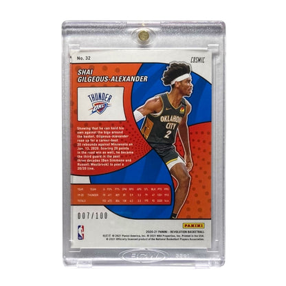 PANINI NBAカード REVOLUTION SHAI GILGEOUS-ALEXANDER OKLAHOMA CITY THUNDER /100 #32 中古 IT2