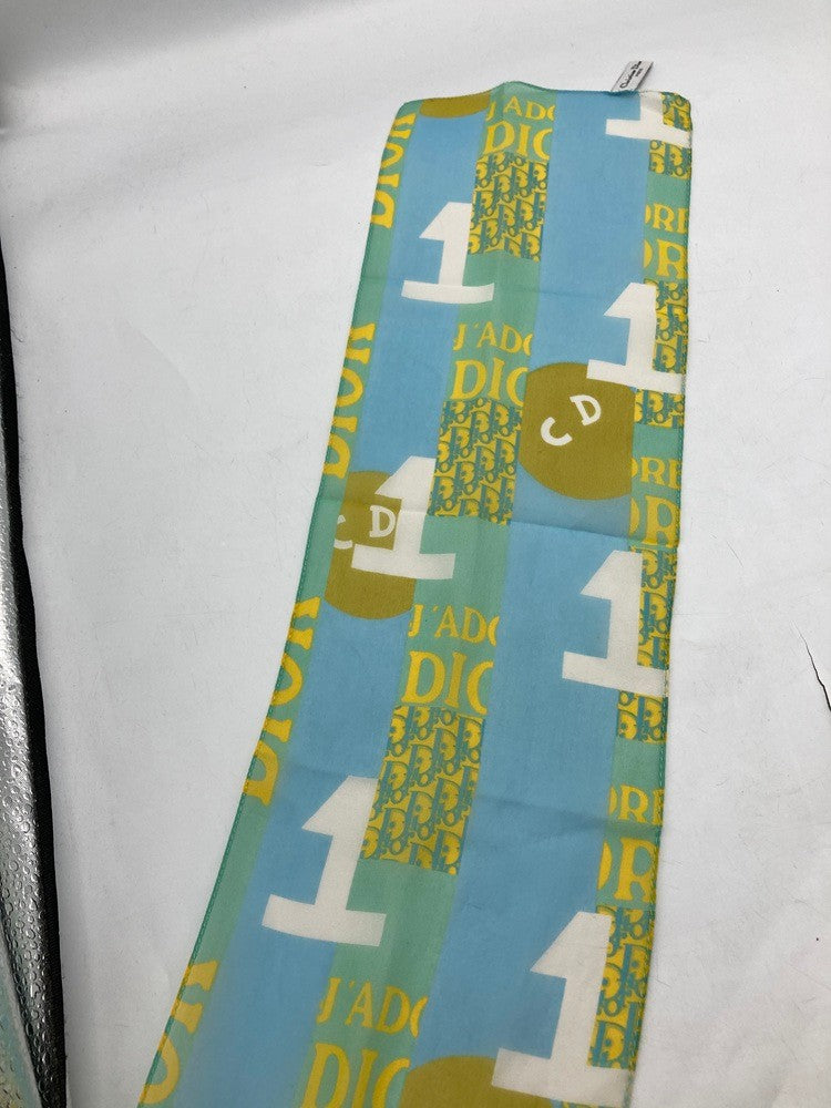 Christian Dior クリスチャンディオール トロッター シルク ストール/ミッツァ スカーフ 中古 D4
