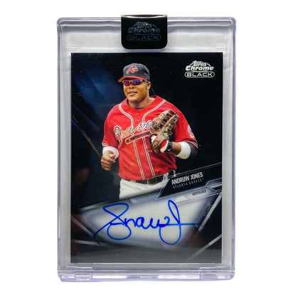 TOPPS MLBカード CHROME BLACK ANDRUW JONES BRAVES #СВА-AJO 中古 IT2