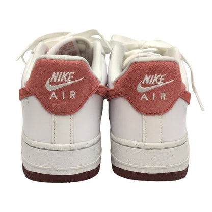 NIKE ナイキ エアフオース1 スニーカー レディース ローカット AIR FORCE バレンタインデー ホワイト/レッド 22.5cm FQ7626-100 中古 T1