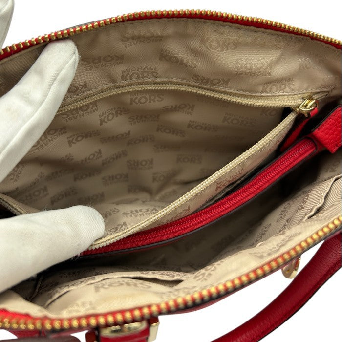MICHAEL KORS マイケルコース 2WAY バッグ 鞄 レザー 小さめ レディース お出かけ ハンドバッグ ショルダーバッグ 中古 W４