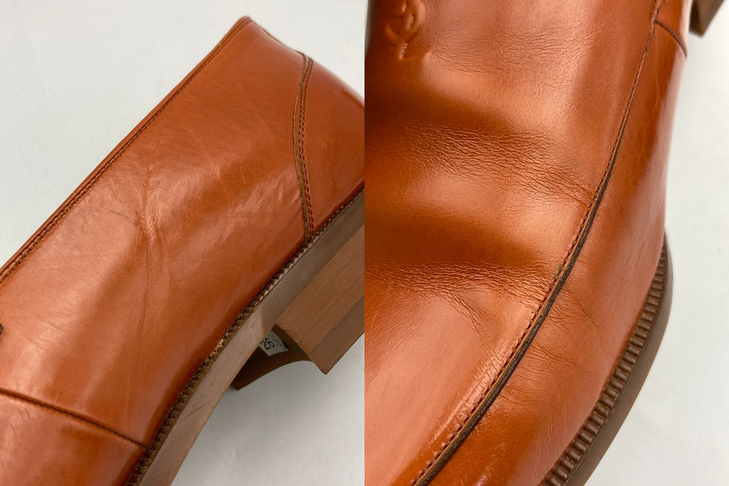 Yves Saint Laurent イヴサンローラン Uチップ ローファー スリッポン 26.5cm メンズ 中古 D4