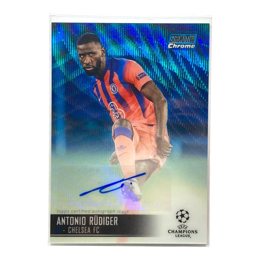 TOPPS サッカーカード STADIUM CLUB CHROME ANTONIO RUDIGER CHELSEA 09/75 #CA-AR 中古 IT2