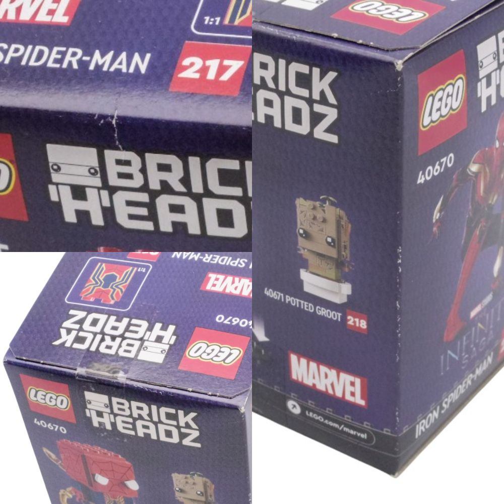 未開封品 レゴ (LEGO) ブリックヘッズ アイアンスパイダーマン 40670 おもちゃブロック 10歳〜 中古 a1