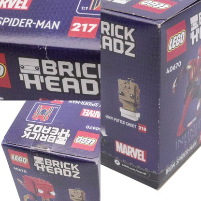 未開封品 レゴ (LEGO) ブリックヘッズ アイアンスパイダーマン 40670 おもちゃブロック 10歳〜 中古 a1