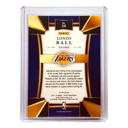 PANINI NBAカード SELECT PRIZM LONZO BALL LAKERS #28 中古 IT2