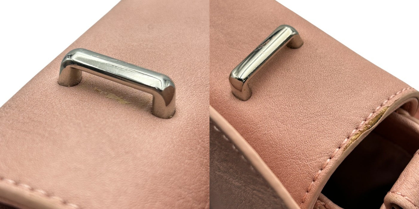 ラウンジフライ Loungefly ディズニー Disney ミニーマウス ショルダー バッグ 鞄 ピンク リボン 希少 かわいい 斜め掛け 肩掛け 中古 W４