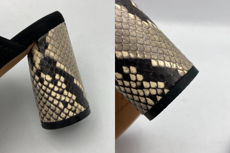 quartierglam カルチェグラム ミュール ブラック レディース サイズ38 中古 D4