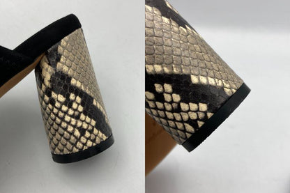 quartierglam カルチェグラム ミュール ブラック レディース サイズ38 中古 D4