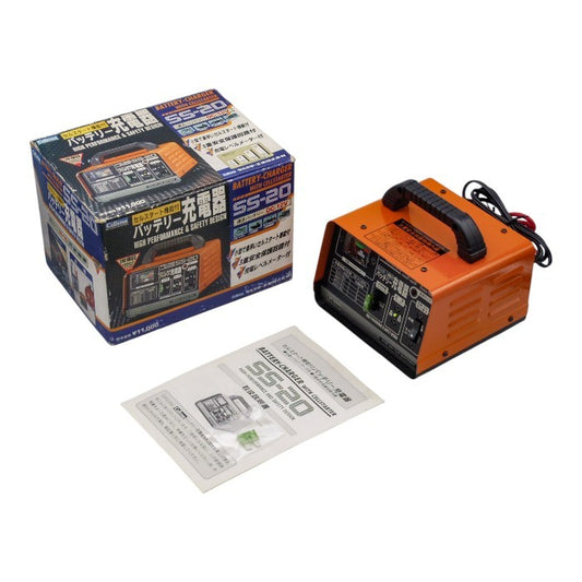 セルスター工業株式会社 セルスタート機能付バッテリー充電器 DC12V専用 CELLSTAR SS-20 中古 a1