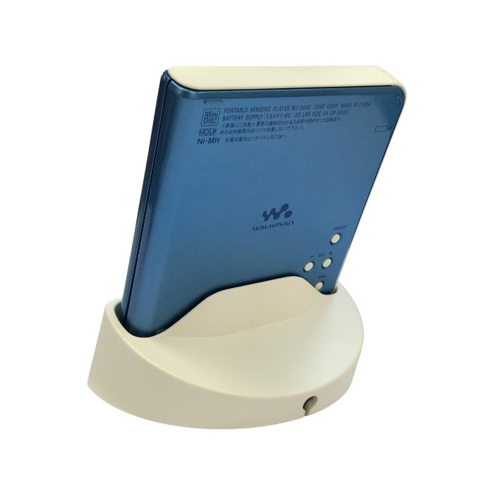 SONY MDウォークマン ブルー WALDMAN MDLP プレーヤー 再生専用機 MZ-E630 中古 T1