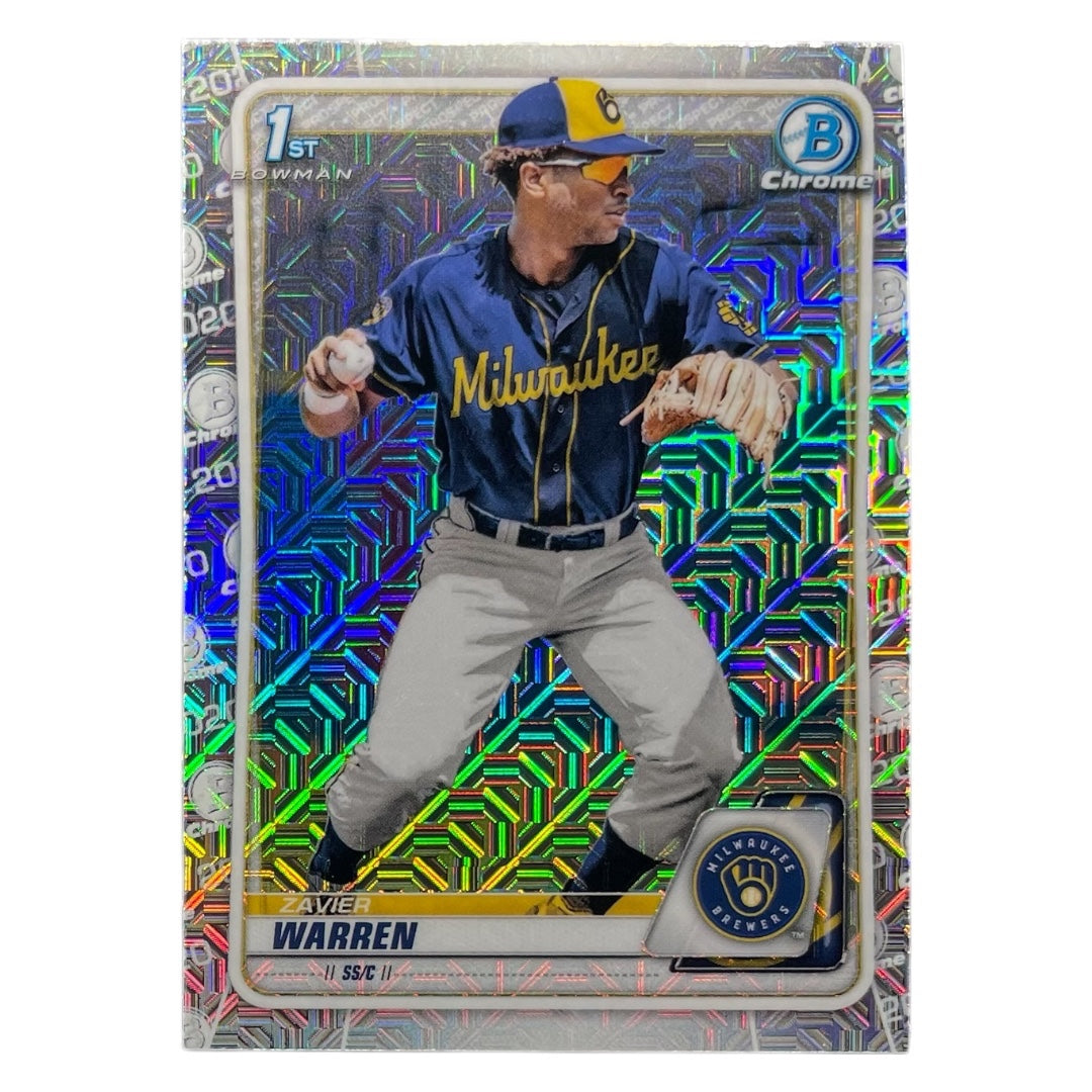 TOPPS MLBカード BOWMAN CHROME 1ST ZAVIER WARREN MILWAUKEE BREWERS #BD-97 中古 IT2