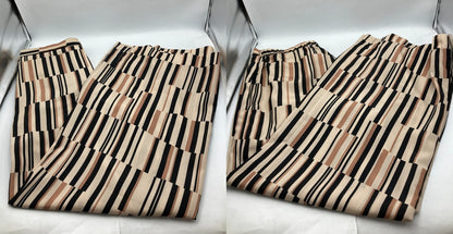 JOSEPH ジョセフ 洗える アッセンブラージュプリント パンツ サイズ40 レディース 中古 D4