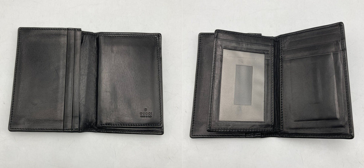 GUCCI グッチ レザー 名刺入れ パスケース 030・3661・1579 中古 D4
