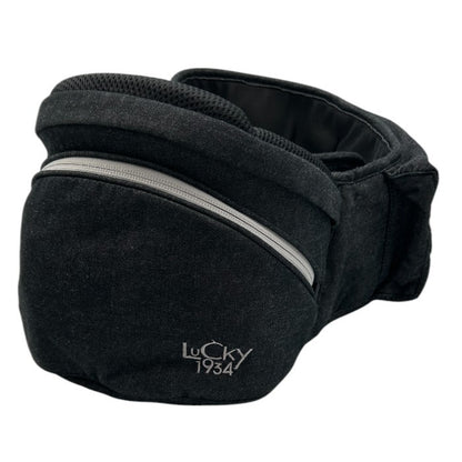 LUCKY 1934 POLBAN ADVANCE ポルバンアドバンス ヒップシート 抱っこ紐 P731015 デニムブラック シングルショルダー付 ラッキー ベビー用品 のせる抱っこひも 中古 W４