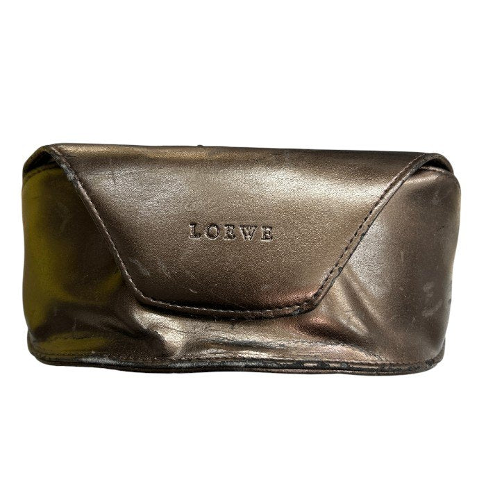 LOEWE ロエベ メタルフレーム サングラス ヴィンテージ メンズ シルバー スクエア 中古 W４