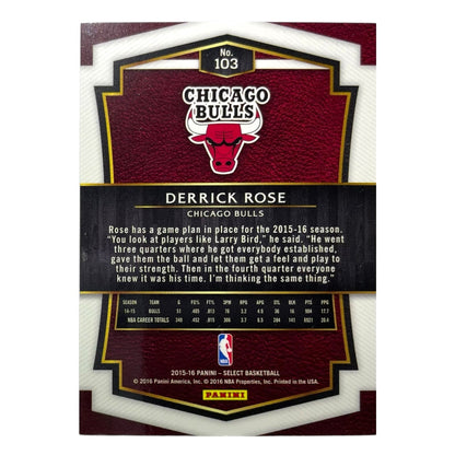 PANINI NBAカード SELECT DERRICK ROSE CHICAGO BULLS #103 中古 IT2