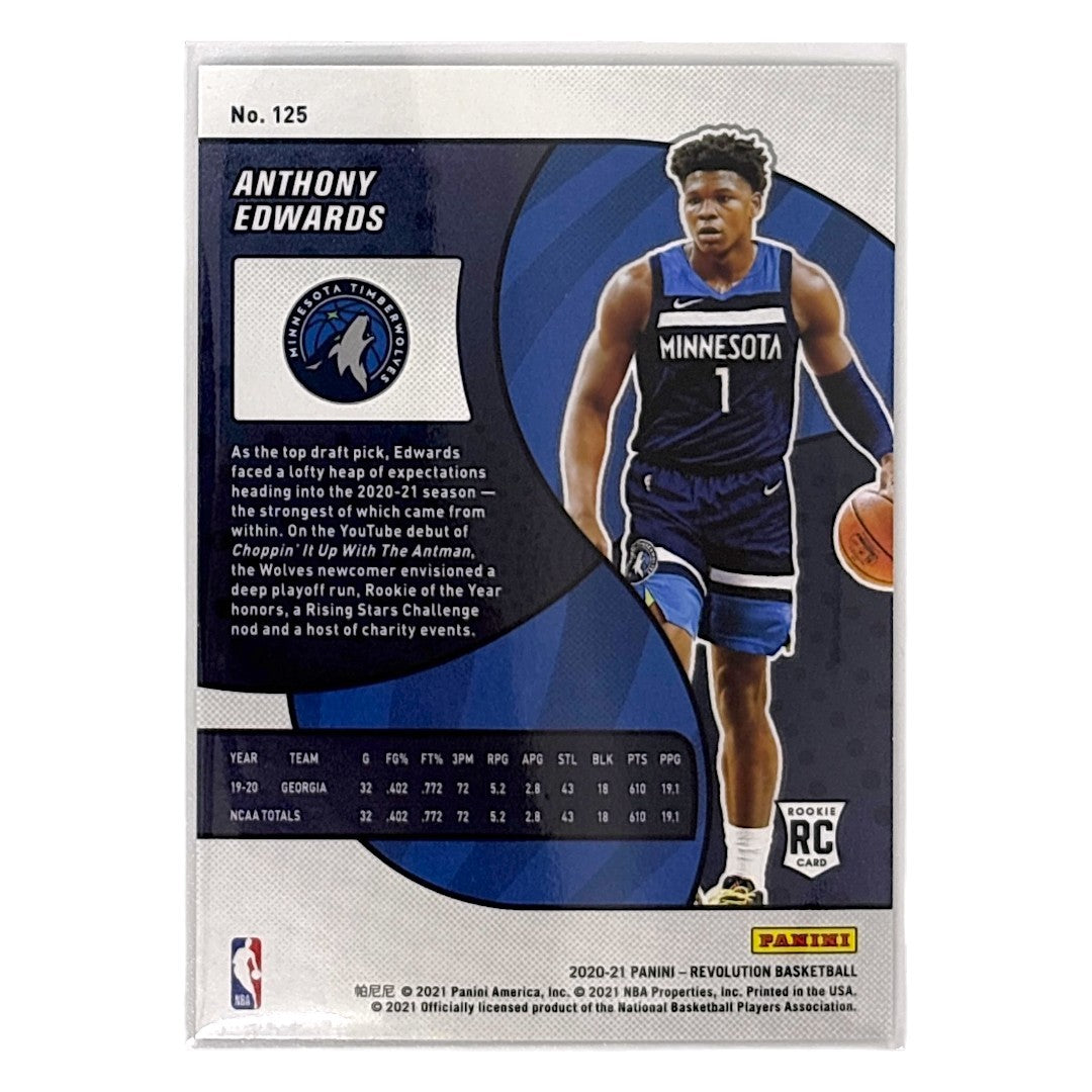 PANINI NBAカード REVOLUTION ANTHONY EDWARDS MINNESOTA TIMBERWOLVES #125 中古 IT1