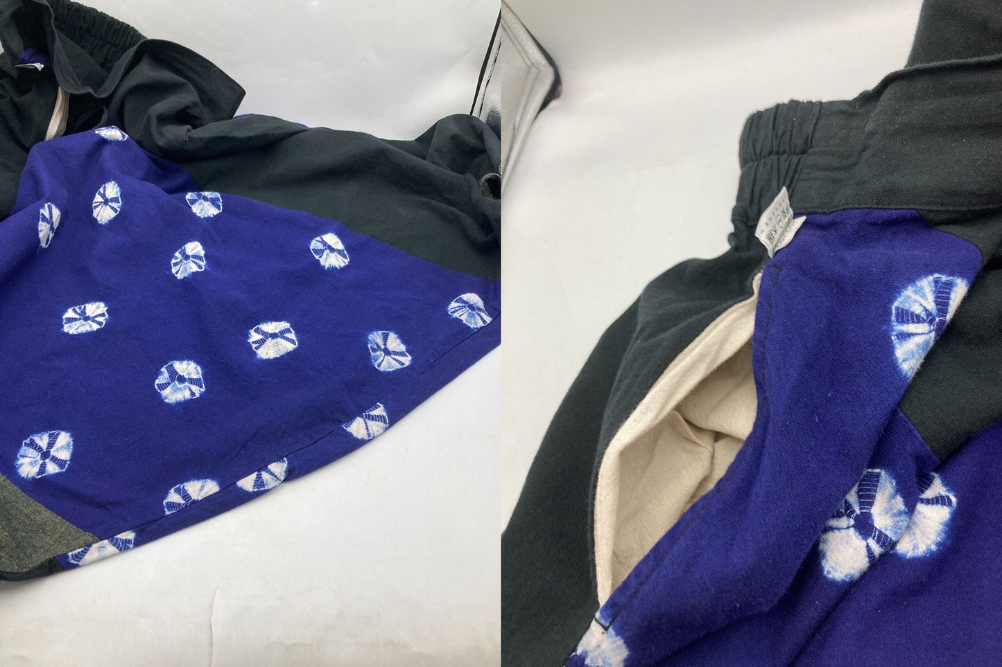 SOU・SOU ソウソウ 有松鳴海絞 伊勢木綿  麻混 富士 サルエルパンツ サイズM 中古 D4