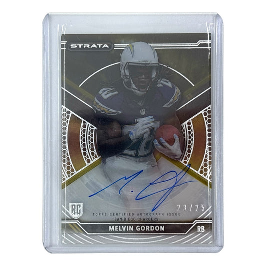 TOPPS NFLカード STRATA MELVIN GORDON SAN DIEGO CHARGERS 23/25 #SA-MG 中古 IT1