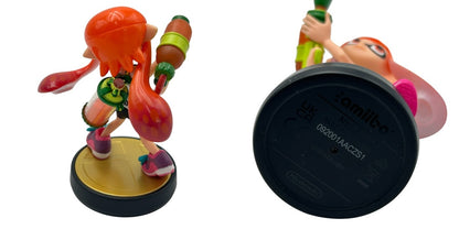 amiibo スプラトゥーン ヒメ イイダ インクリング オレンジ オクトリング ブルー 4体 セット アミーボ テンタクルズ スマブラ ゲーム ホビー 中古 W４