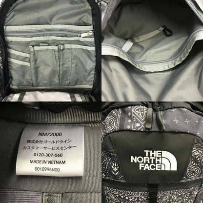 THE NORTH FACE ザノースフェイス ホットショット バックパック ユニセックス ペイズリー柄 HOT SHOT リュック グレー/ブラック NM72006 中古 T1