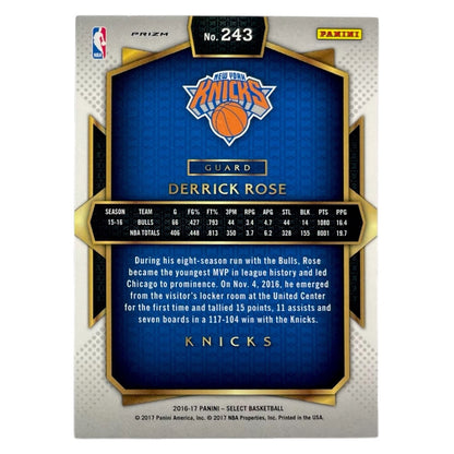 PANINI NBAカード SELECT PRIZM DERRICK ROSE KNICKS #243 中古 IT2