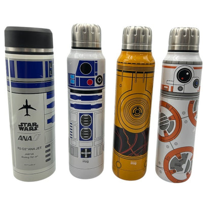 スターウォーズ ANA ステンレスボトル サーモマグ 4個セット STAR WARS 水筒 機内限定 希少 中古 Ｗ４