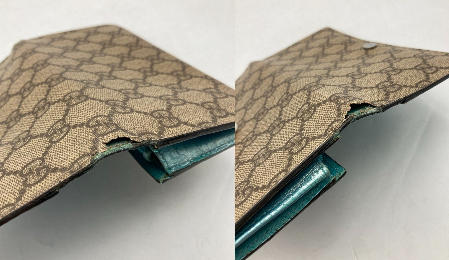 GUCCI グッチ GGプラス 2つ折り 長財布 115048 中古 D4